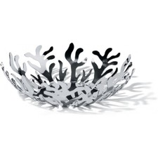 ALESSI "Mediterraneo" Fruit Bowl Stainless Steel ESI01/29 FREE UK DELIVERY