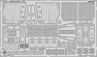 MW22 Eduard 32451 P-40N Exterior 1/32 1/32 Pe Set For Trumpeter