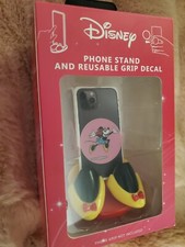 Disney Mickey And Friends Phone Stand And Reusable Grip Decal