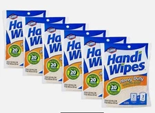 HEAVY DUTY HANDY CLOTHS ABSORBENT  MULTIPURPOSE CLEANING TOWELS 6 PKS Wipes