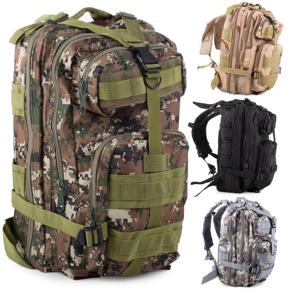 US ASSAULT PACK Rucksack Militär BW Wanderrucksack Kampfrucksack Trekking Camping Bundeswehr 30L