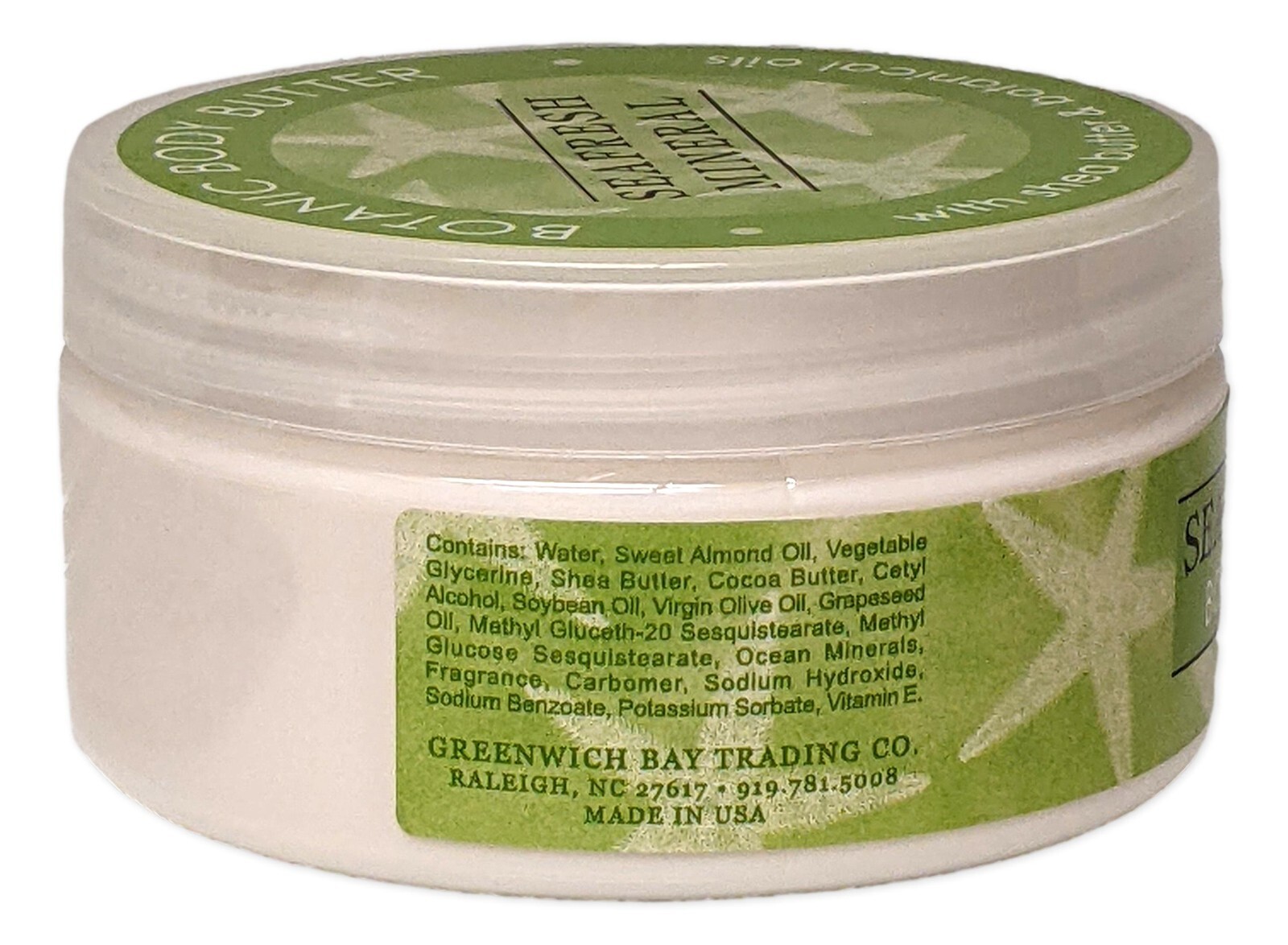 Greenwich Bay SEAFRESH MINERAL Body Butter with Shea Butter, 8 oz.