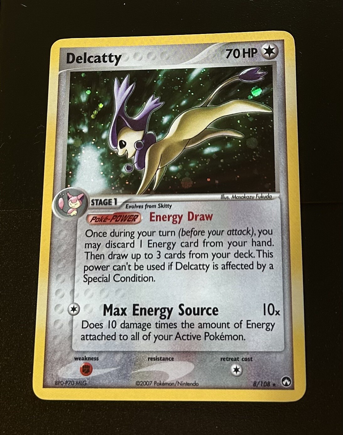 Delcatty 8/108 Holo Ex Power Keepers Holo Pokémon Card M/NM