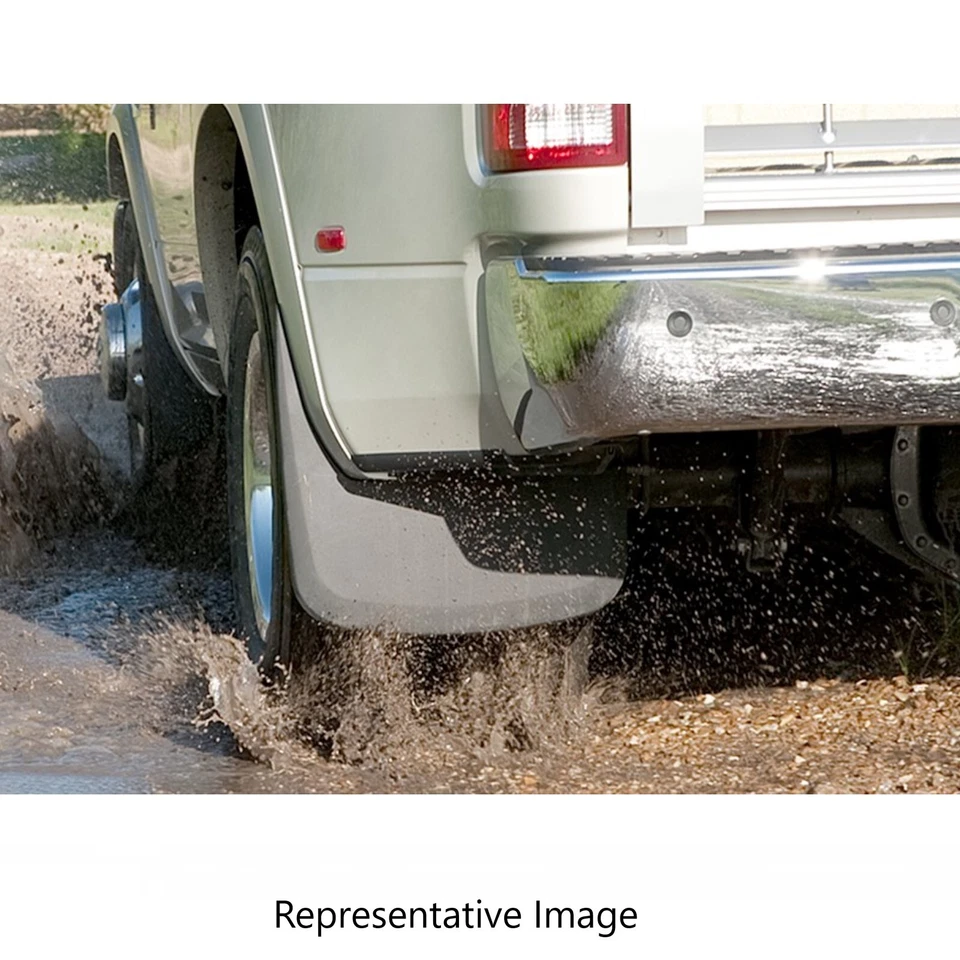 Husky Liners Rear Black All-Weather Plastic Mud Guards for 11-22 Grand Cherokee Foto 4 de 4