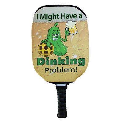  Pickleball Paddle Cover-Fits Standard BeeJo's Dinking Problem Premium Slip-On