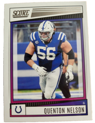 2022 Score Quenton Nelson Indianapolis Colts #10 NFL Football Card (F7