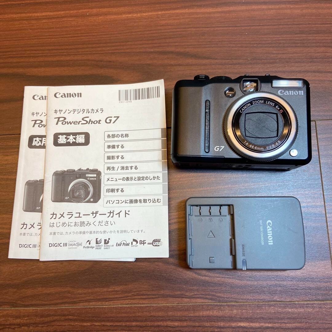 Canon powershot G7 デジカメ ほぼ新品 3369 Canon powershot G7 digital camera, 3369 From Japan