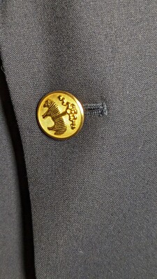 Mens 42 R Brooks Brothers 1818 Madison X Loro Piana Navy / Gold