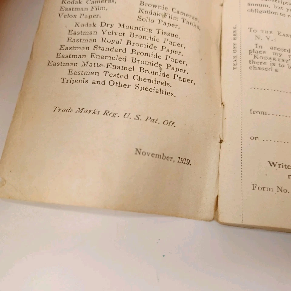 Vintage Kodak Vest Pocket Autographic Kodak Camera Manual 1919 - image 3 of 4