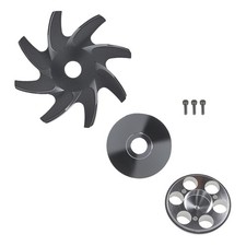 Single Groove Billet Alternator Pulley And Fan For Chevrolet V8 Sbc Bbc