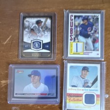 Topps Anthony Rizzo MLB 2019 4 card lot Cubs Padres Gold Label memorabilia
