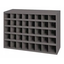 Durham Mfg 349-95 Pigeonhole Bin Unit,40 Compartments,5 Shelves 8-1/2 In D X US