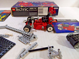 Vintage LEGO Technic Parts Speedway Bandit 8815, 8024 Parts Instructions