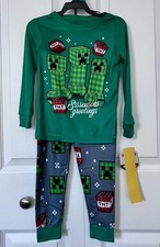 Minecraft Boys 2pc Pajama Set Size 4 NEW