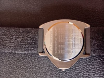 Mazda RE WATCH 2 Rotary Engine Wristwatch Silver Rare Limited