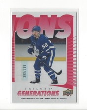 2023-24 Upper Deck Trilogy Hockey Red Generations Inserts xxx/799 - You Choose
