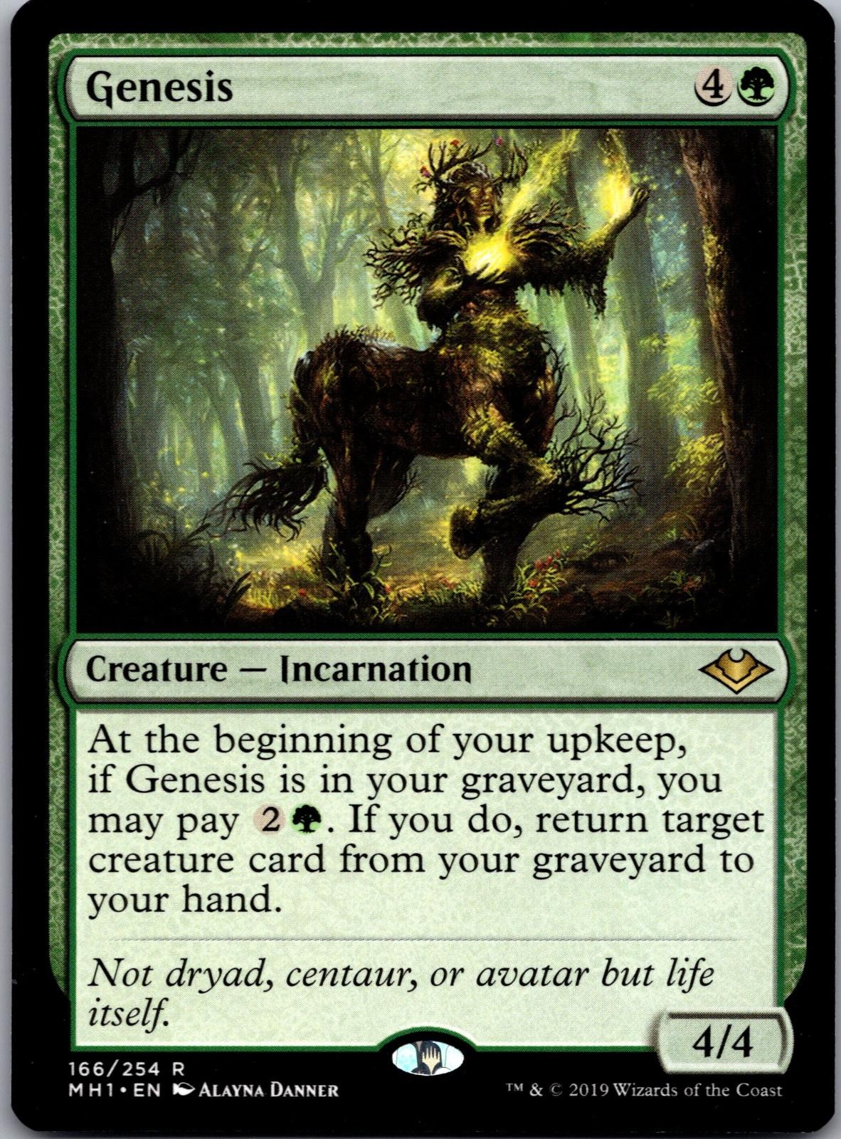 Genesis 166 Rare Modern Horizons Magic: The Gathering Lightly Played