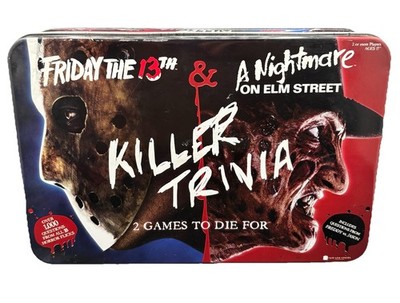 Friday the 13th & A Nightmare on Elm Street Killer Trivia Game Combo - Complete
