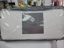 Hotel Collection European White Goose Down Soft Support King Pillow Stomach