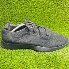 Allbirds Wool Runners Mens Size 13 Black Athletic Running Walking Shoes Sneakers
