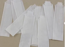 24mm White Glassine Wax Bags – Premium Quality, 600pcs