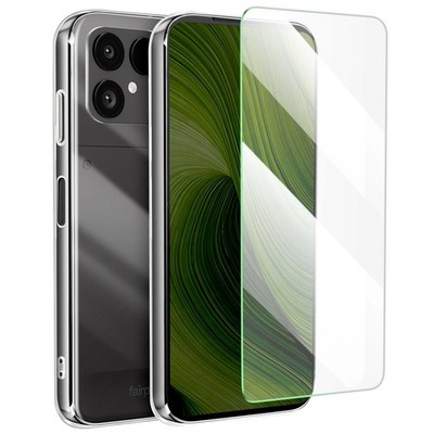 Mayaxess, 2-in-1 Schutzset Hülle + Folie Fairphone 6, Transparent