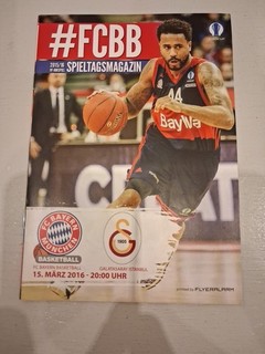 Programm Basketball Europacup Viertel Bayern München Galatasaray Istanbul