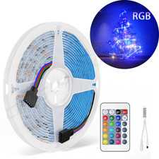 LED Strip Lights 5m RGB 2538 Colour Changing Tape Cabinet Kitchen TV Lighting