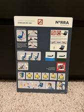 *Rare* Norra Embraer ERJ-190 Safety Card