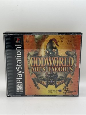 Oddworld Abe's Exoddus PS1 Complete in Box CIB with Reg Card - Tested Very Good