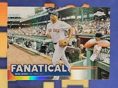 2025 Topps Chrome Rafael Devers Fanatical SSP Case Hit- Boston Red