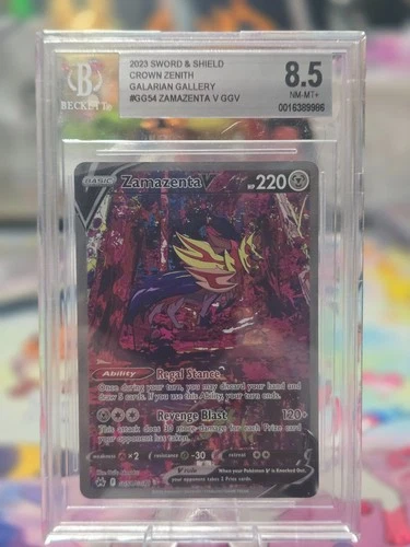 Pokémon TCG: Zamazenta V - GG54/GG70 - Crown Zenith Galarian Gallery - BGS 8.5