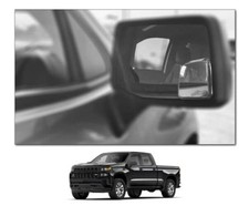 Custom Sierra Blind Spot Mirrors - Compatible With 5th Gen Factory Mirrors Gmc