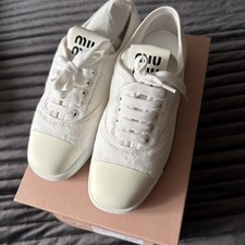 MIU MIU SCHUHE NEU-ORIGINAL-WEISS