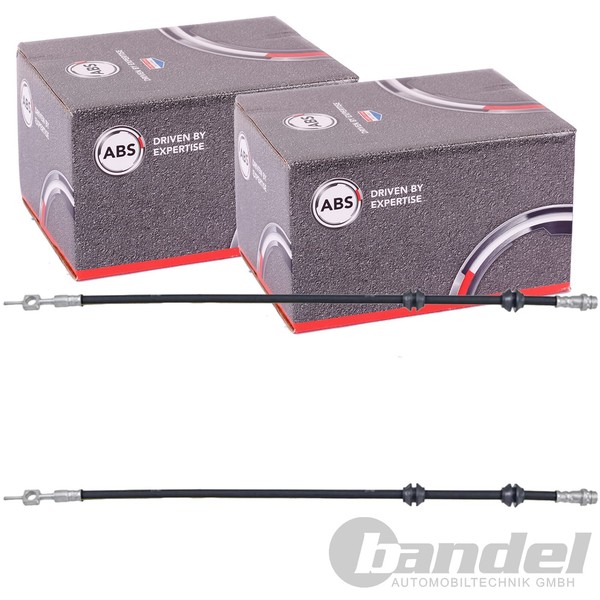 2X A.B.S. BremsschlÄUche Hinten Passend FüR Land Rover Freelander Range-image