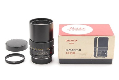 [B V.Good] Leica ELMARIT-R 135mm f/2.8 Lens 3-Cam Canada 11211 w/Box JAPAN 9782
