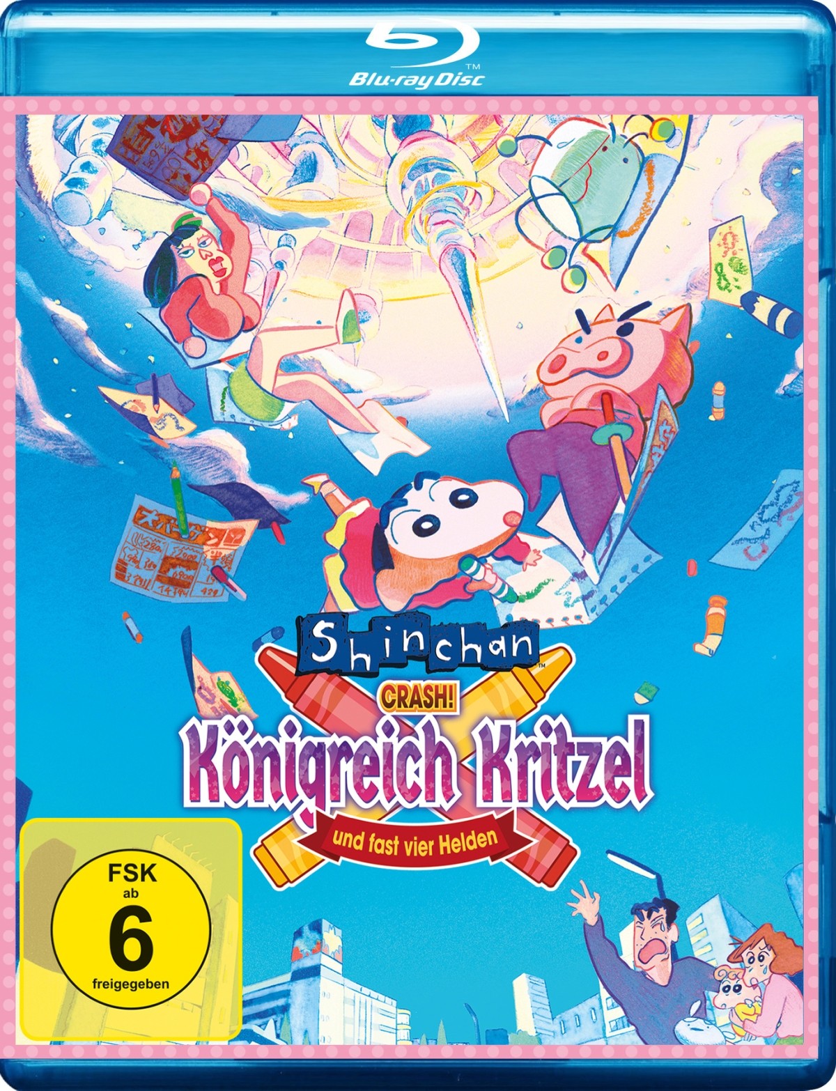 SHIN CHAN - Crash! Königreich Kritzel und fast vier Helden Blu-ray  *NEU*OVP*