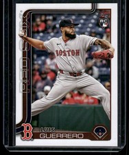 2025 Topps Update #US36 Luis Guerrero RED SOX ROOKIE CARD. rookie card picture