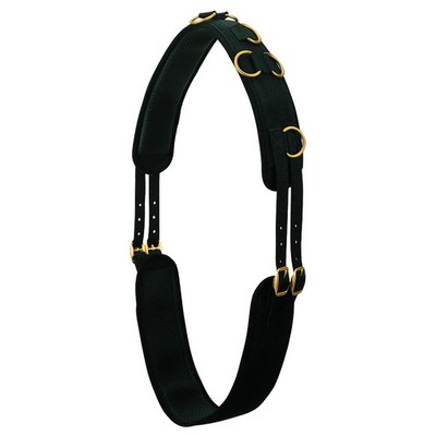 Weaver Leather Neoprene Training Surcingle with Brass-Plated Dee Rings -