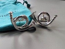 Gemelli argento strumento ottone Tiffany bottoni gioielli accessori uomo mzmr