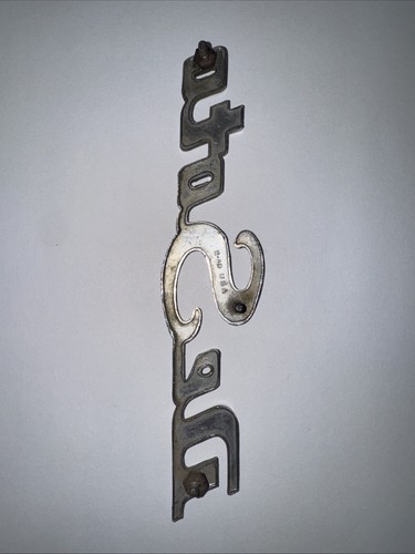 VTG 1949 1950 Mopar Desoto Emblem Original OEM Factory Chrysler 7” - Picture 4 of 4