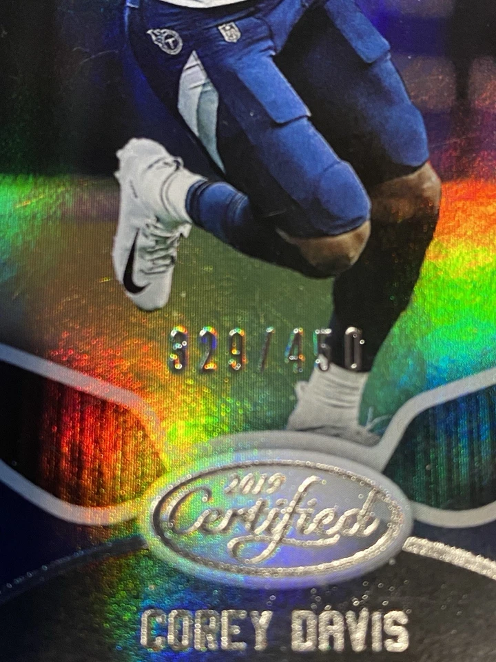 Corey Davis 2019 Panini Certified Mirror #36 SN #/450 Tennessee Titans - Image 2 of 3