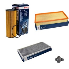 BOSCH Inspektionspaket Filterset Filterpaket für Land Rover Range LM 3.6 D 4x4