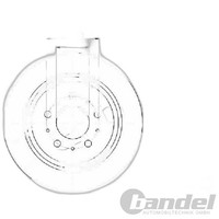2X Japko Bremsscheiben Hinten 288Mm Voll Passend FÜR Volvo S60 S70 S80 V70 XC70