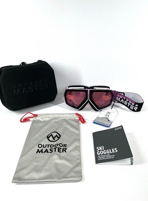 Outdoor Master ''Seagull'' faltbare Skibrille, pink, neu mit Etikett.