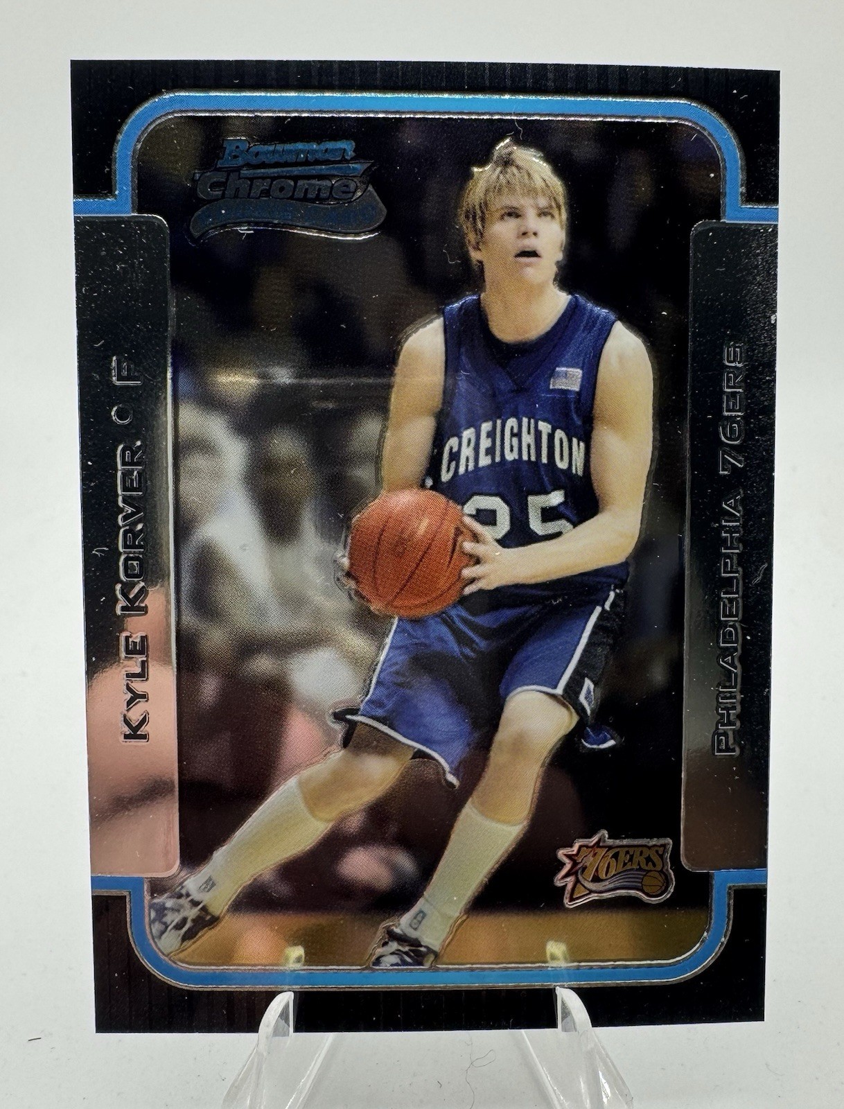2003-04 Bowman Chrome #129 Kyle Korver Rookie Philadelphia 76ers (.)