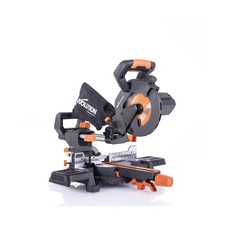 Evolution Power Tools R185SMS+ Sliding Miter Saw with Multi-Material Cutting,...