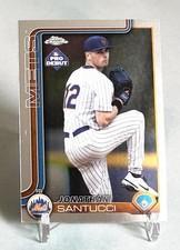 Jonathan Santucci 2025 Topps Pro Debut #PDC-150 Chrome FCL Mets