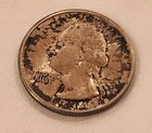 High Grade Toned 1934 Silver Washington Quarter - Odd Toning