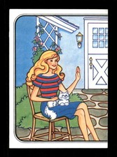 1983 Panini Barbie Sticker Card 147 The Baby BXCP14